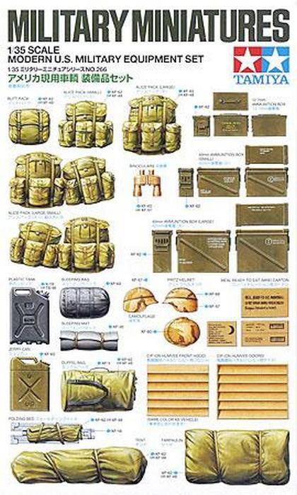 Tamiya 1/35 Modern Vehicle Equipment / Stowage 35266